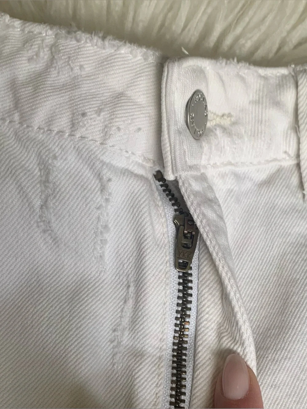 Rolla's Dusters Short Vintage White Worn Size 26